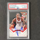 2013-14 Panini Prestige #134 John Henson Signed Card AUTO PSA Slabbed Bucks