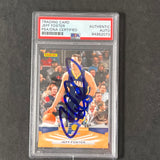 2009-10 Panini #84 Jeff Foster Signed Card AUTO PSA Slabbed Pacers