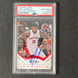 2013-14 Panini Prestige #144 Amir Johnson Signed Card AUTO PSA Slabbed Raptors