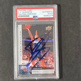 2009-10 Upper Deck Basketball #13 D.J. Augustin Signed Card AUTO PSA Slabbed Bobcats