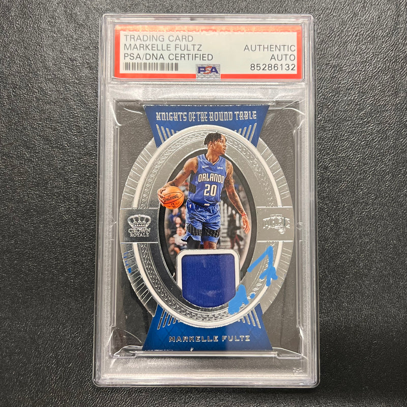 2020-21 Panini Crown Royale Basketball #RT-MFL MARKELLE FULTZ Signed Card AUTO PSA Slabbed Magic
