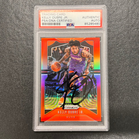 2019-20 Panini Prizm #108 Kelly Oubre Jr. Signed Card AUTO PSA Slabbed Suns