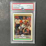 2006-07 Topps #64 Ryan Gomes Signed Card AUTO PSA Slabbed Celtics