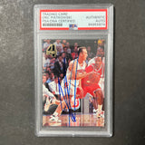 1994 Classic Games #15 Eric Piatkowski Signed Card AUTO PSA Slabbed Clippers