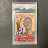 2014-15 Panini Threads #363 Shabazz Napier Signed Card AUTO PSA/DNA Slabbed RC Heat