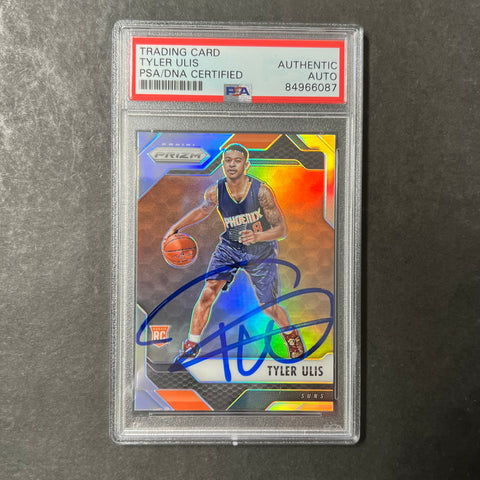 2016-17 Panini Prizm #246 Tyler Ulis Signed Card AUTO PSA Slabbed Suns