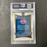 2012-13 Panini Select #263  Kyle Singler Signed Card AUTO PSA Slabbed Pistons