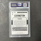 2015-16 Panini Hoops #78 Robert Covington Signed Card AUTO PSA Slabbed 76ers