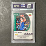 2020 Panini Prizm Draft Picks #PA-GM Gytis Masiulis Signed Card AUTO PSA Slabbed Lithuania