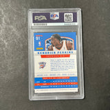 2012-13 Panini Basketball #91 Kendrick Perkins Signed Card AUTO PSA/DNA Slabbed Thunder