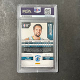 2012 Panini Threads #109 Ryan Anderson Signed Card AUTO PSA Slabbed Pelicans