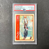 2004 Fleer NBA Properties #98 Darius Miles signed Card Auto PSA Slabbed Trailblazers