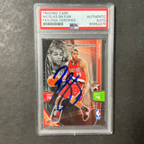 2008-09 Panini Adrenalyn Nicolas Batum Signed Rookie Card AUTO PSA Slabbed Blazers