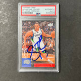 2009-10 Upper Deck #108 Sebastian Telfair Signed Card AUTO PSA/DNA Slabbed Clippers