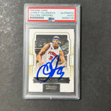 2009-10 Panini #44 Charlie Villanueva Signed Card AUTO PSA/DNA Slabbed Pistons