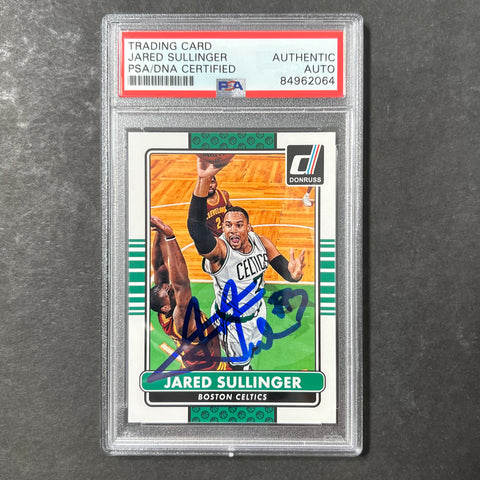 2014 Panini Donruss #173 Jared Sullinger Signed Card AUTO PSA/DNA Slabbed Celtics