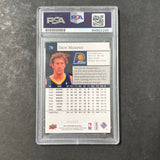 2009-10 Upper Deck #70 Troy Murphy Signed Card AUTO PSA Slabbed Pacers