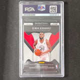 2019-20 Panini Prizm #SS-DHZ Dewan Hernandez Signed Card AUTO PSA Slabbed Raptors