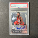 2013-14 Panini Totally Certified #18 Eric Sleepy Floyd Signed Card AUTO PSA Slabbed Rockets