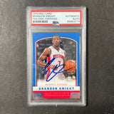 2012-13 Panini #202 Brandon Knight Signed Card AUTO PSA Slabbed Pistons