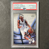 2006-07 Upper Deck Sweet Shot #16 Marquis Daniels Signed Card PSA AUTO Slabbed Pacers