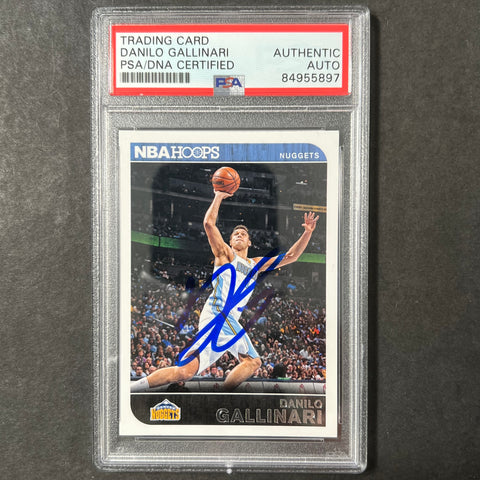 2014-15 Panini Hoops #255 Danilo Gallinari Signed AUTO PSA Slabbed Nuggets