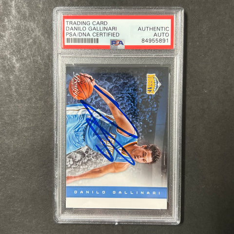 2012-13 Panini Prestige #48 Danilo Gallinari Signed AUTO PSA Slabbed Nuggets