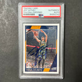 2016-17 Panini Hoops #105 Jeff Withey Signed Card AUTO PSA Slabbed Jazz