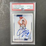 2016-17 NBA Hoops #83 Chandler Parsons Signed Card AUTO PSA/DNA Slabbed Memphis Grizzlies