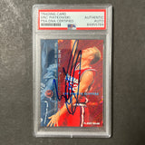 1996 Fleer #229 Eric Piatkowski Signed Card AUTO PSA Slabbed Clippers