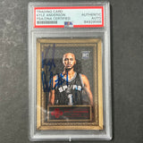 2014-15 Panini Court Kings #82 Kyle Anderson Signed Card AUTO PSA/DNA Slabbed RC Spurs