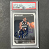 2014-15 Panini NBA Hoops #291 Cory Jefferson Signed Card AUTO PSA Slabbed Nets