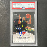 2012 Leaf #PJ3 Perry Jones Signed Card AUTO 10 PSA Slabbed Thunder Baylor