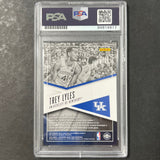 2014-2015 Panini Contenders Draft Picks #46 Trey Lyles Signed AUTO 10 PSA Slabbed Kentucky