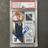 2013-14 Panini Titanium #64 Cody Zeller Signed Card AUTO 10 PSA Slabbed RC Bobcats