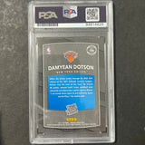 2017-18 Donruss Optic Rated Rookie #166 Damyean Dotson Signed Card AUTO PSA Slabbed RC Knicks