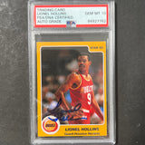 1985 Starr #239 Lionel Hollins Signed Card AUTO 10 PSA Slabbed Rockets