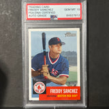 2001 Topps Heritage #158 Freddy Sanchez PSA Slabbed Auto 10 Red Sox