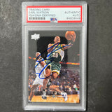 2008-09 Upper Deck Basketball #179 Earl Watson Signed Card AUTO PSA Slabbed Sonics