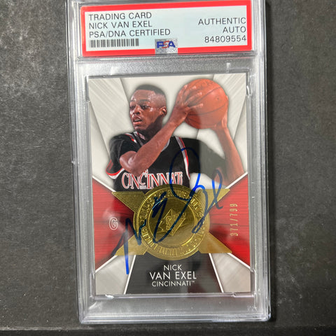 2014-15 Upper Deck SPX #F-NE Nick Van Exel Signed Card AUTO PSA/DNA Slabbed Cincinnati