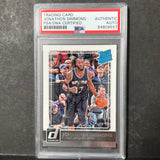 2015-16 Panini Donruss #228 Jonathan Simmons Signed Card AUTO PSA Slabbed RC Spurs