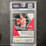 2019-20 Panini Mosaic #117 Tomas Satoransky Signed AUTO PSA Slabbed Bulls