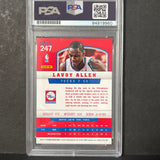 2012-13 PANINI #247 LAVOY ALLEN Signed Card AUTO PSA Slabbed 76ers