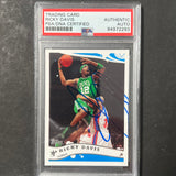 2005 Topps #54 Ricky Davis Signed Card AUTO PSA Slabbed Celtics