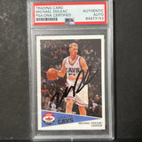 2001 Fleer #23 Michael Doleac Signed Card AUTO PSA Slabbed Kings