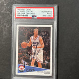 2001-02 Fleer #23 Michael Doleac Signed Card AUTO PSA Slabbed Cavaliers