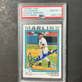 2004 Topps #278 Jack McKeon Signed Card PSA Slabbed Auto 10 Marlins