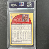 1990 NBA Hoops #64 Craig Hodges Signed Card AUTO PSA Slabbed Bulls