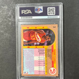1992-93 Fleer #2 Duane Ferrell Signed Card PSA Slabbed Hawks