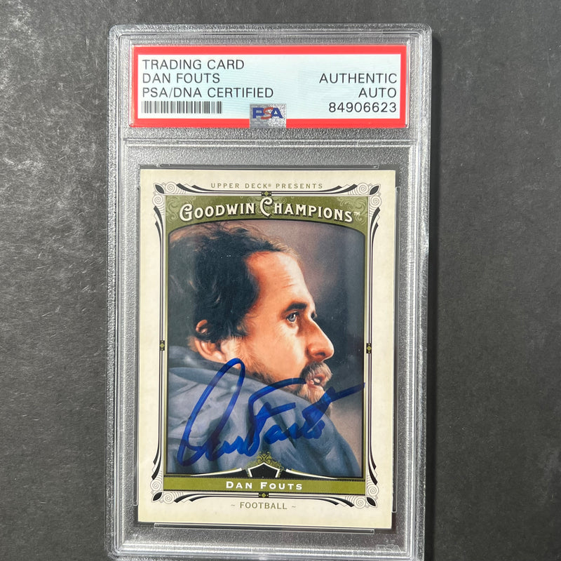2013 Upper Deck #52 Dan Fouts Signed Card AUTO PSA Slabbed